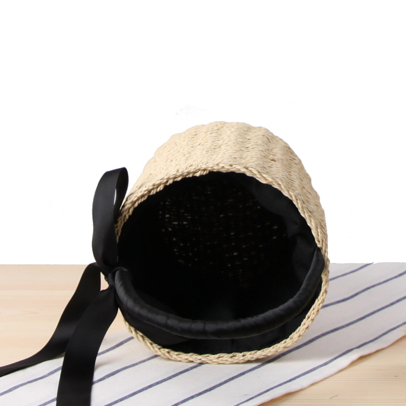 El yapımı kova hasır çanta üst - Women'S Raffia Bags incelemesi ve fiyatı